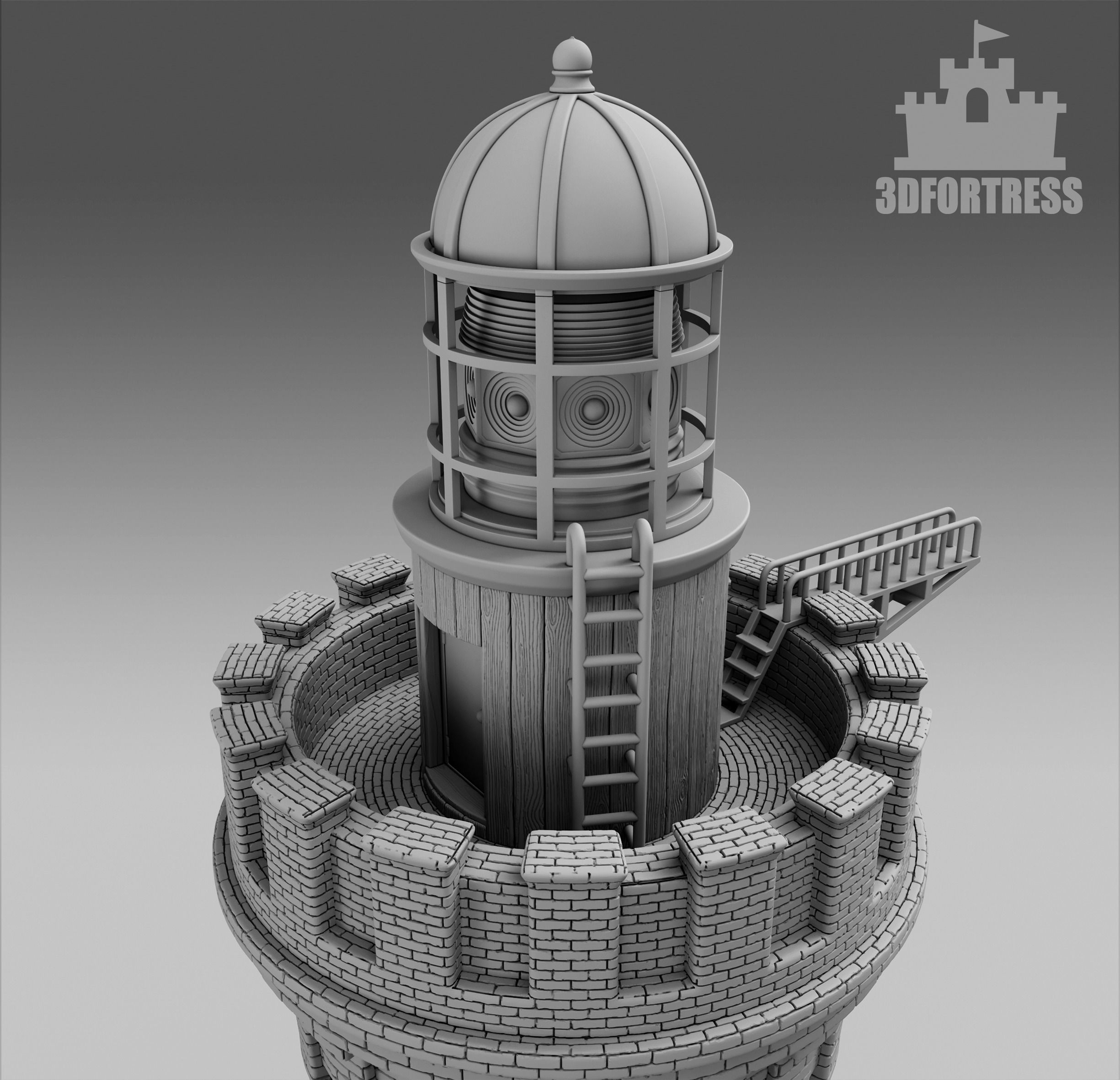 Lighthouse 3D print model_2