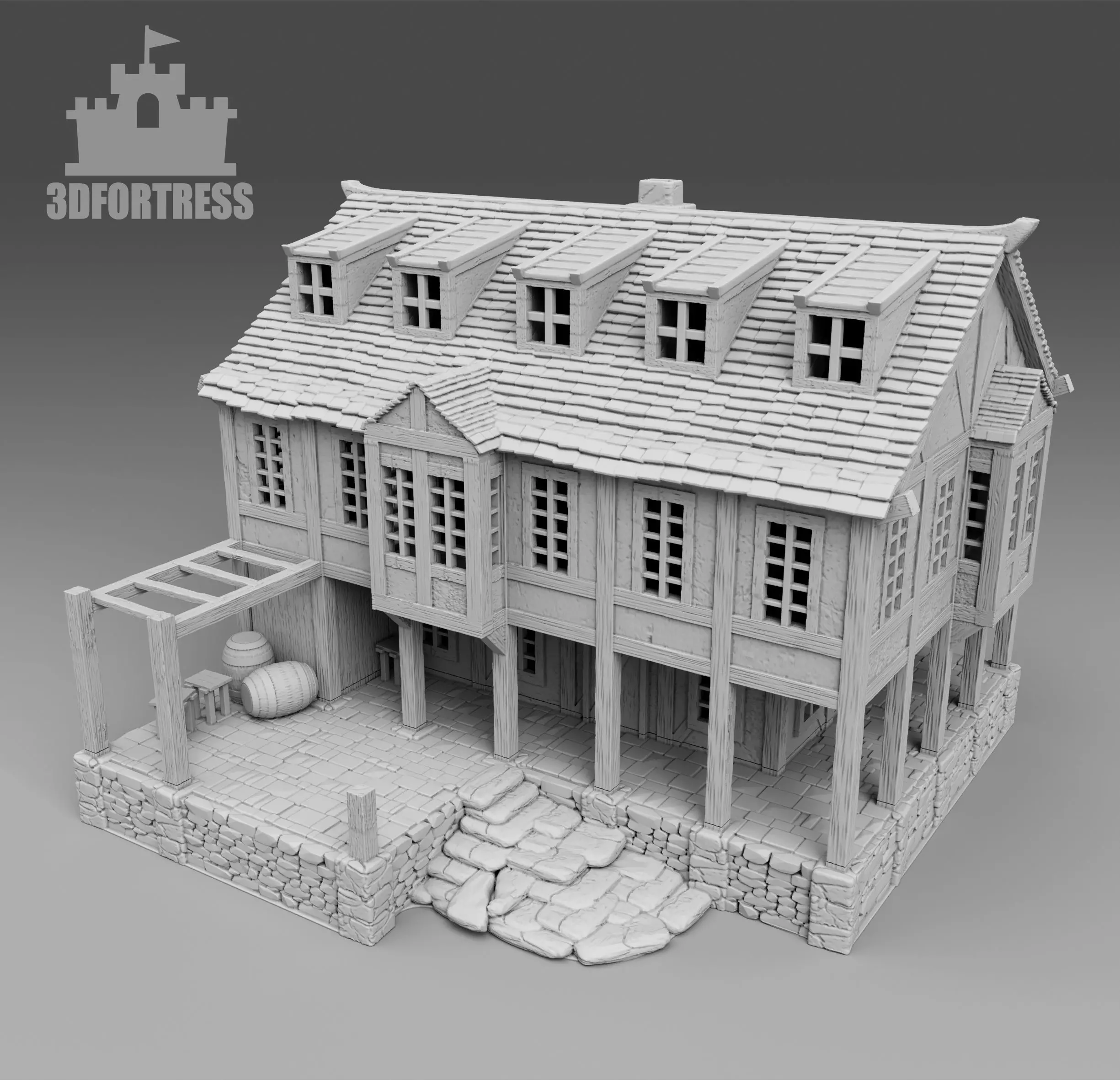 A large tavern 3D print model_0