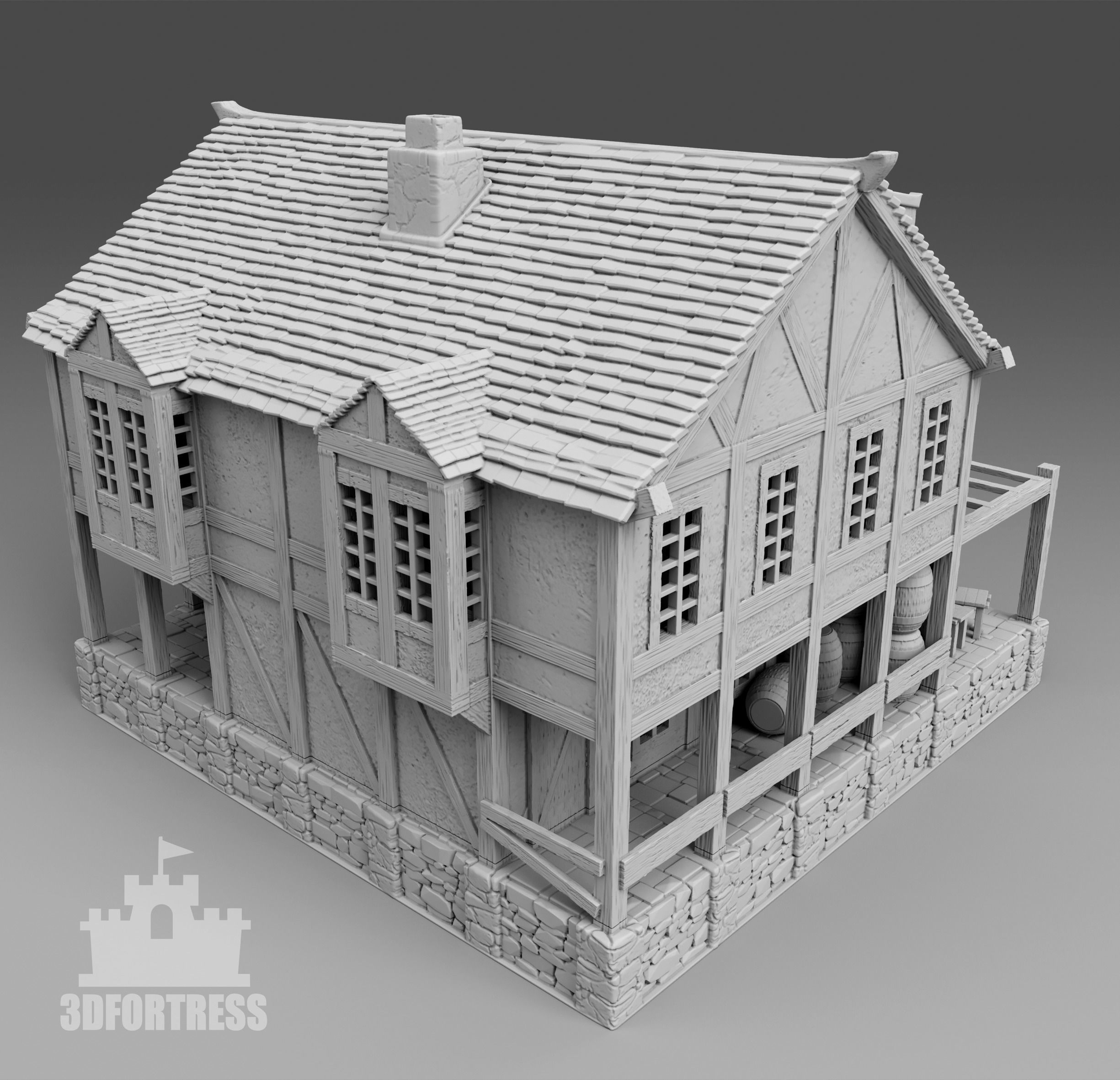 A large tavern 3D print model_1