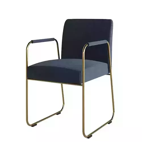Armchair Blue 3D model