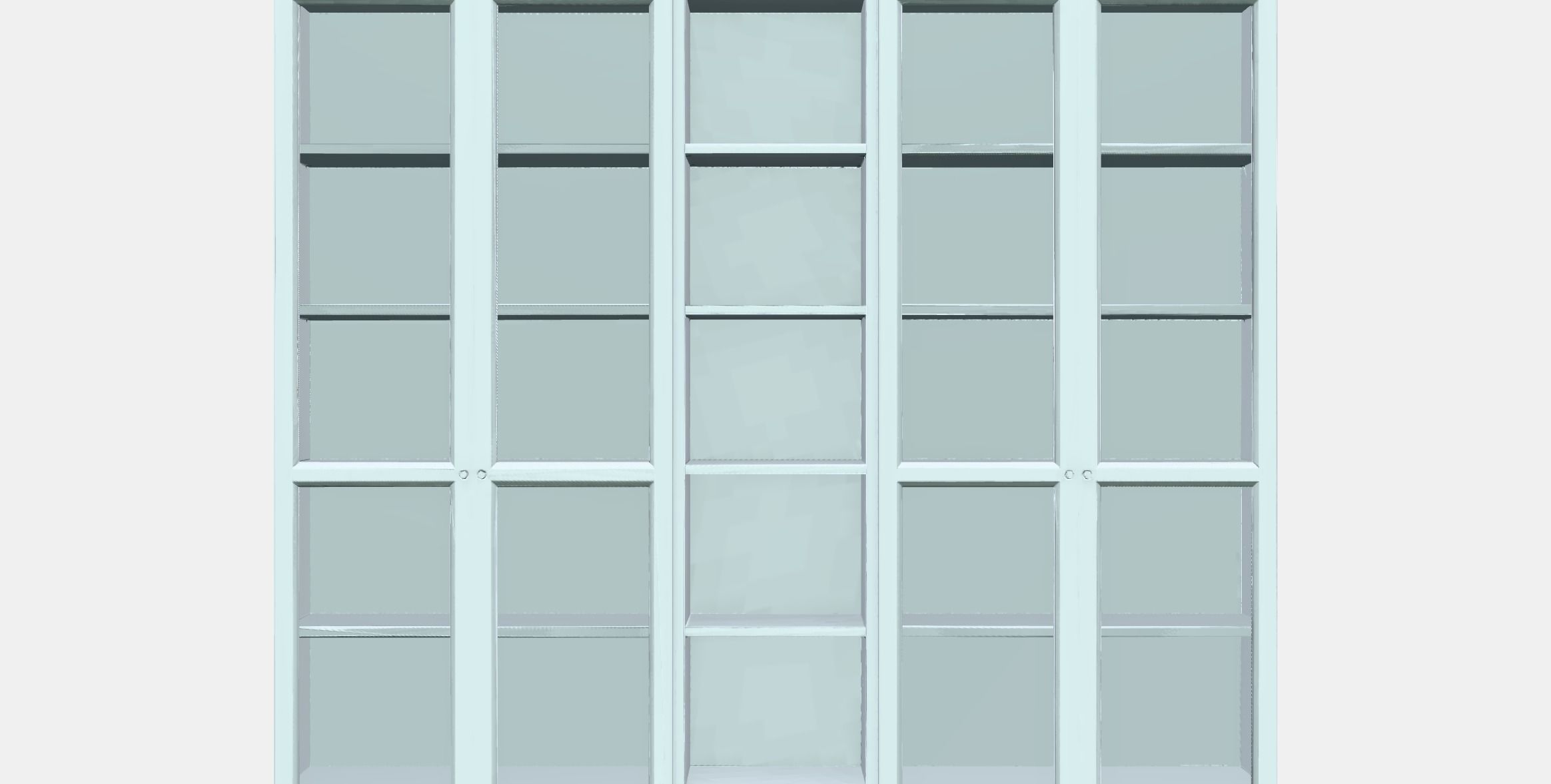 BILLY - OXBERG Bookcase 7 Low-poly 3D model_10