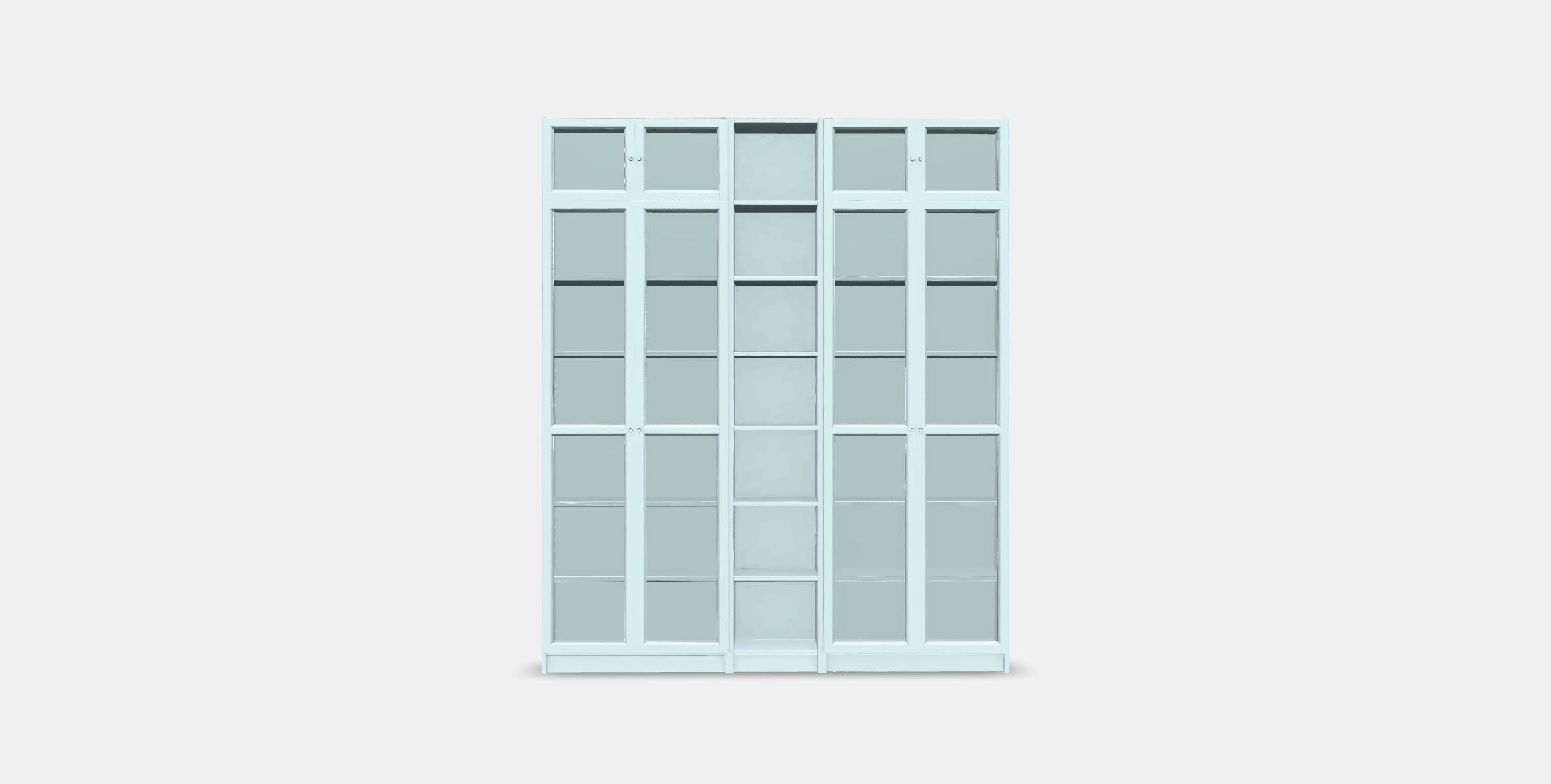 BILLY - OXBERG Bookcase 7 Low-poly 3D model_9