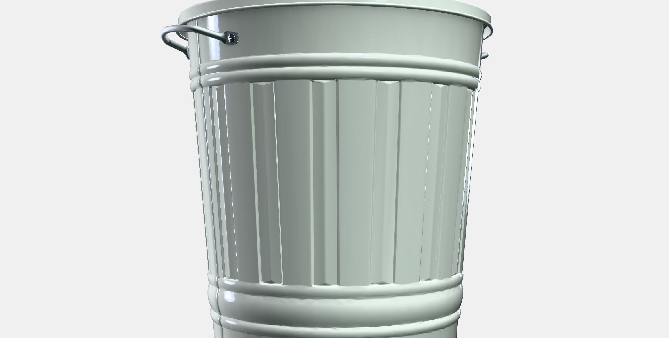 KNODD Bin with lid 2 Low-poly 3D model_13