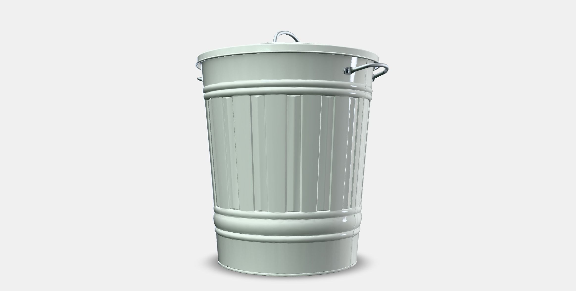 KNODD Bin with lid 2 Low-poly 3D model_11