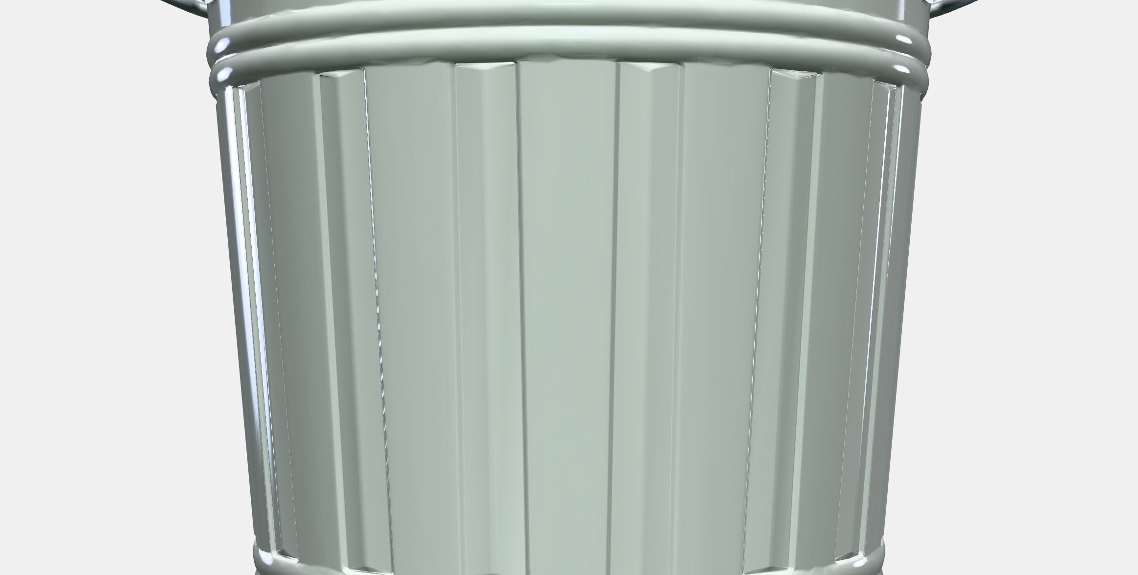 KNODD Bin with lid 2 Low-poly 3D model_10