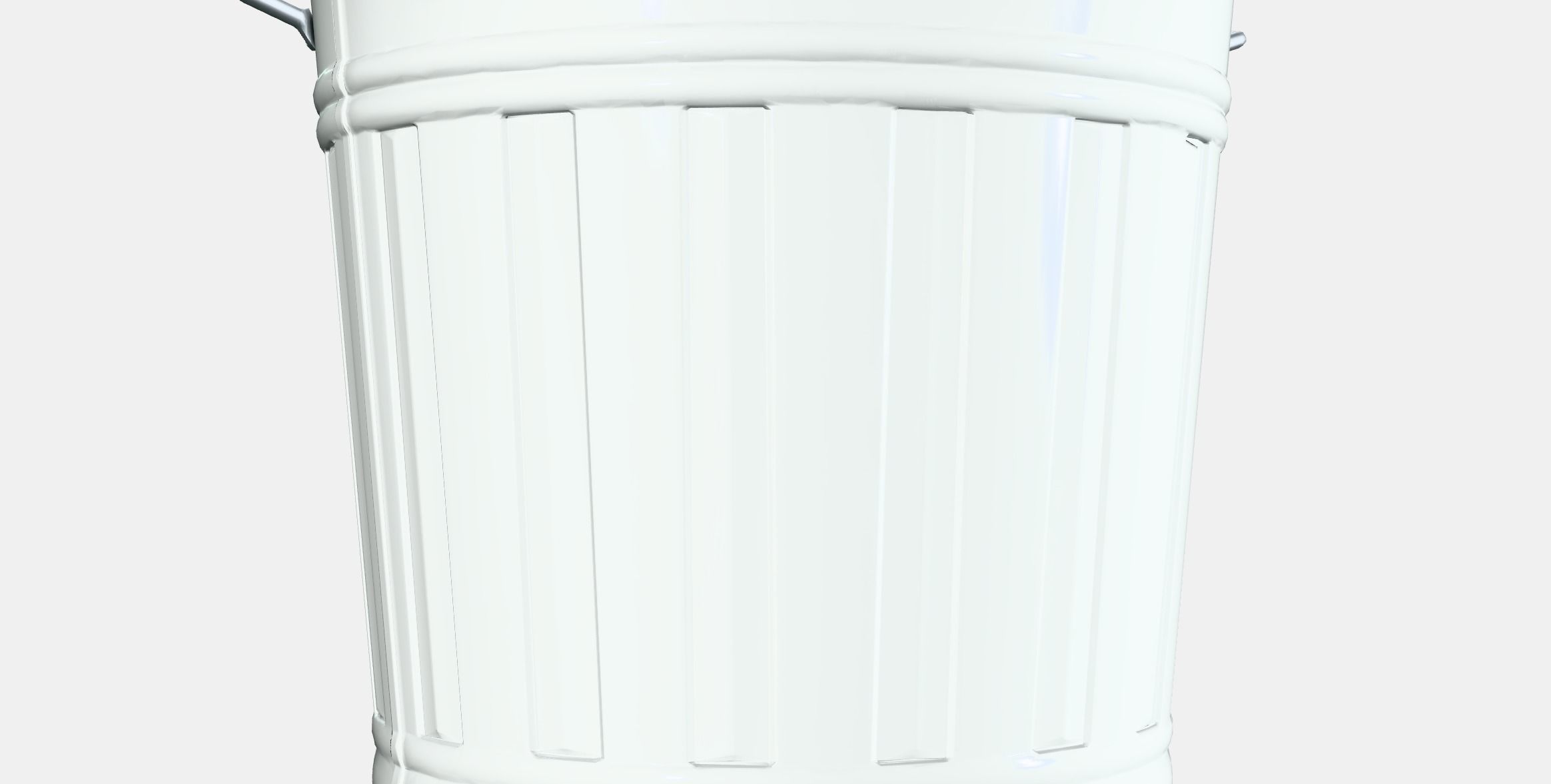 KNODD Bin with lid 2 Low-poly 3D model_4