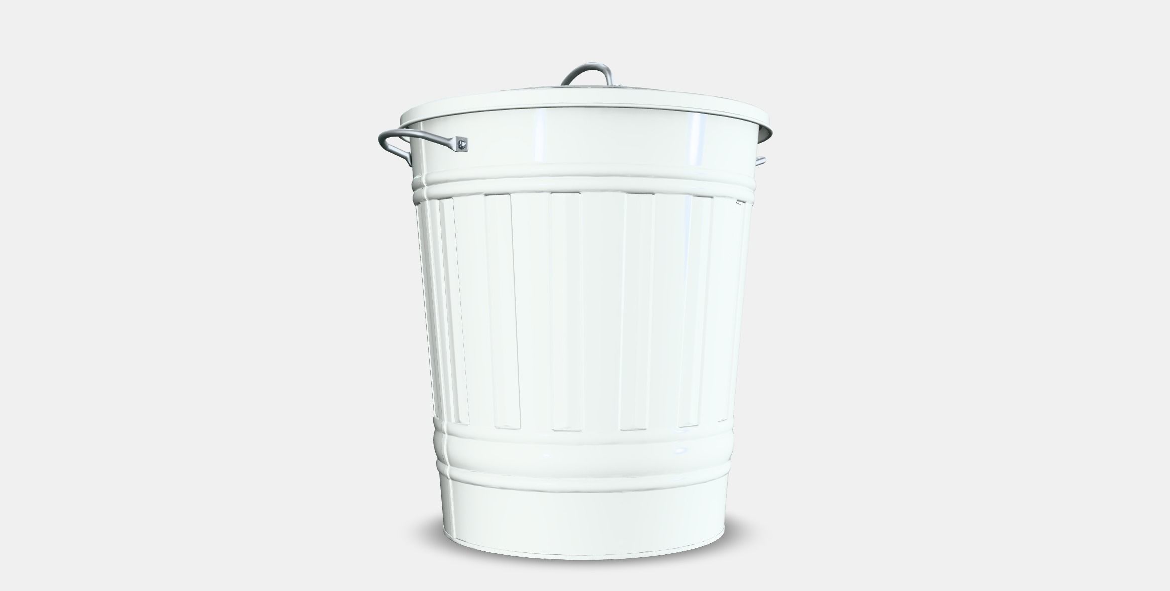 KNODD Bin with lid 2 Low-poly 3D model_16