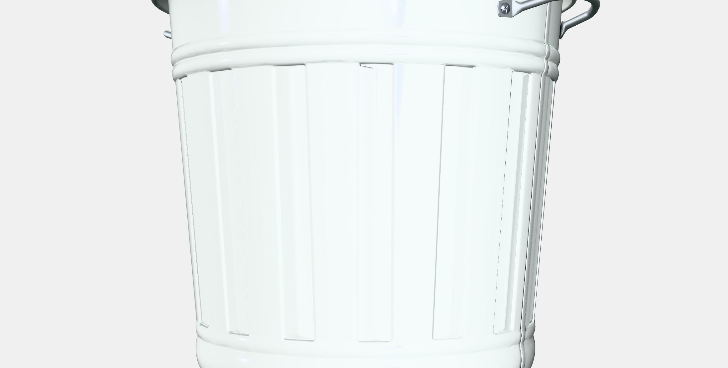 KNODD Bin with lid 2 Low-poly 3D model_8