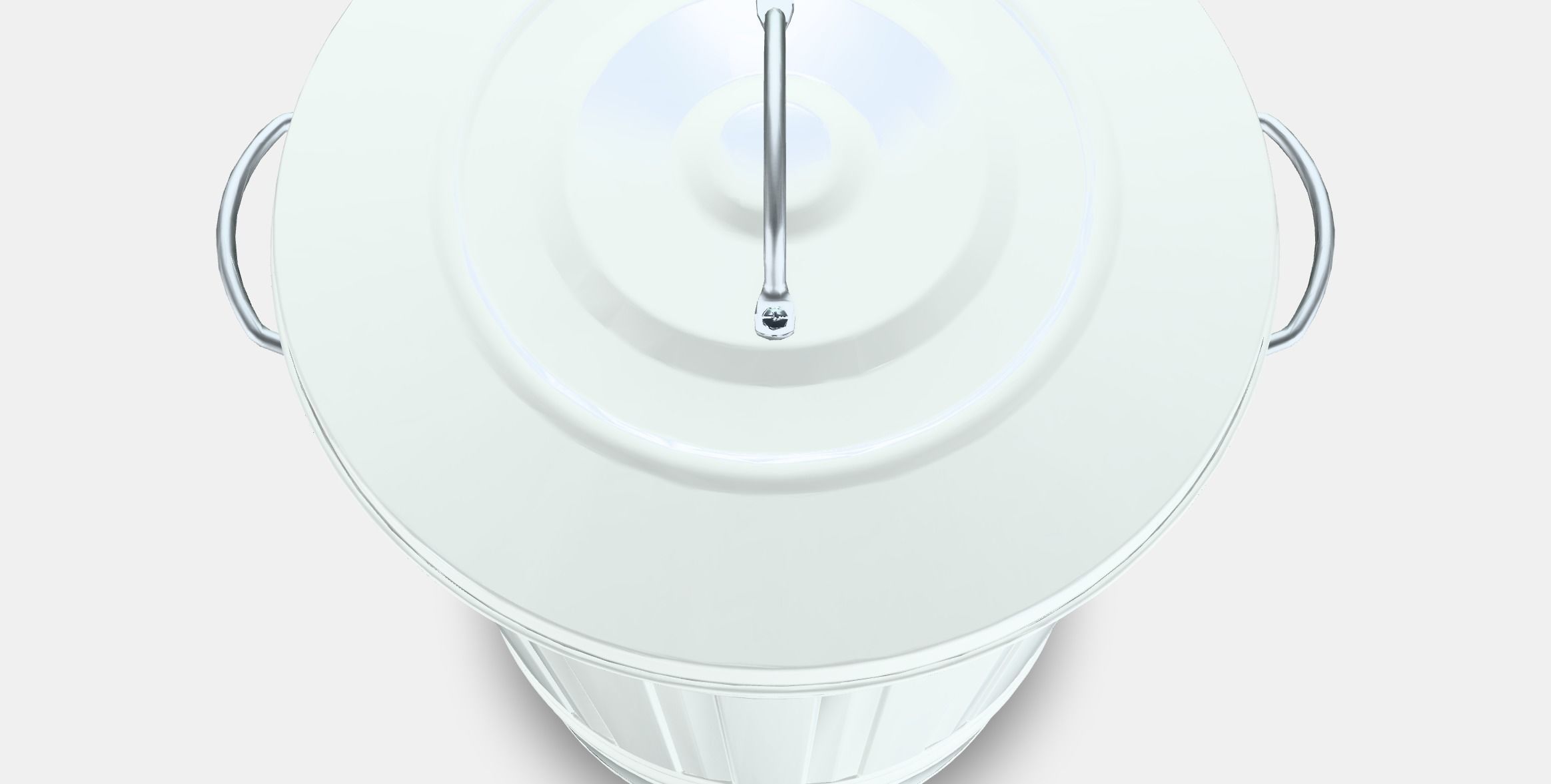 KNODD Bin with lid 2 Low-poly 3D model_6