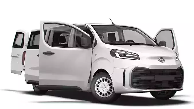 Toyota ProACE Electric Combi L3 HQ Interior 2024 3D model