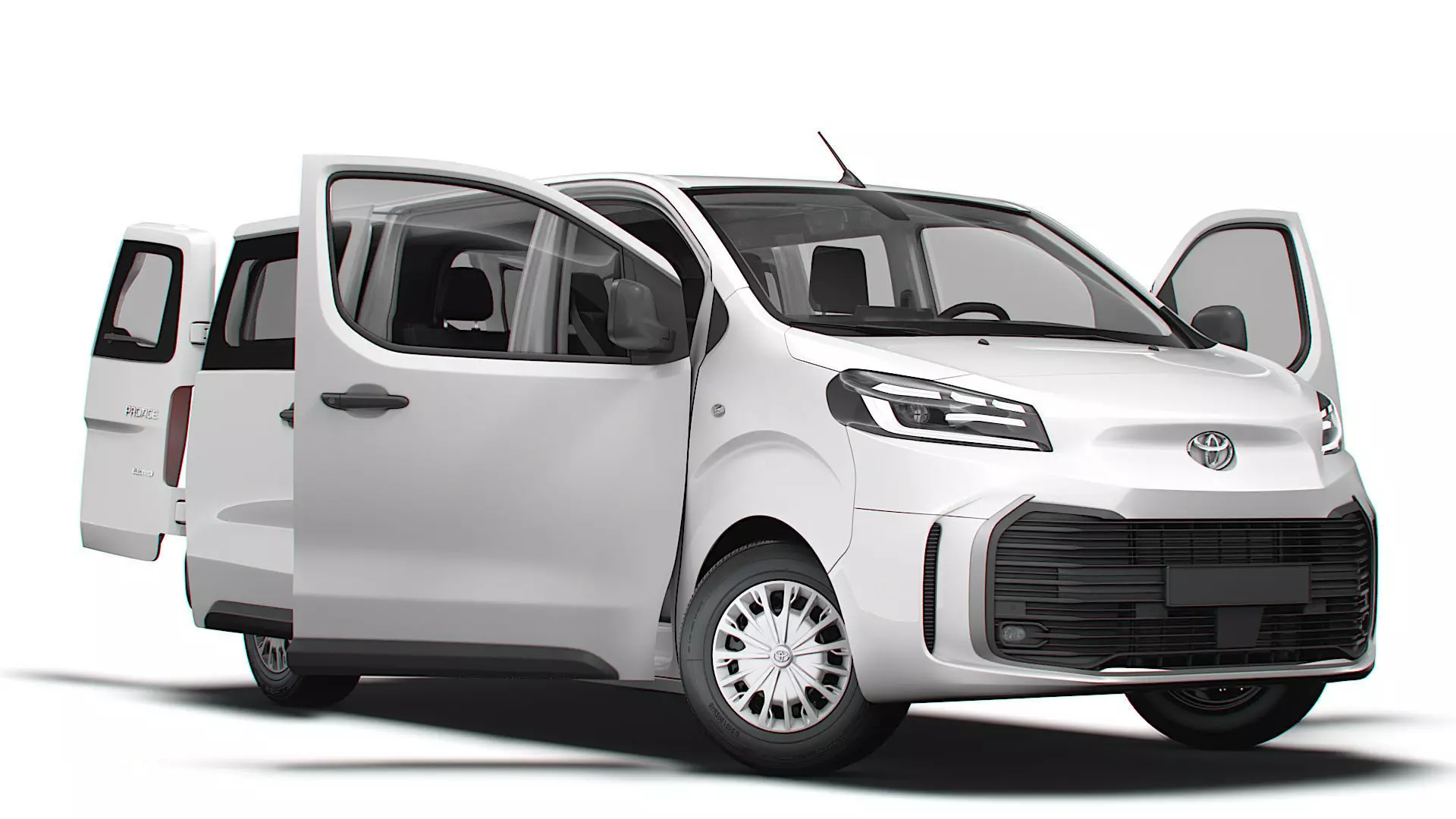 Toyota ProACE Electric Combi L3 HQ Interior 2024 3D model