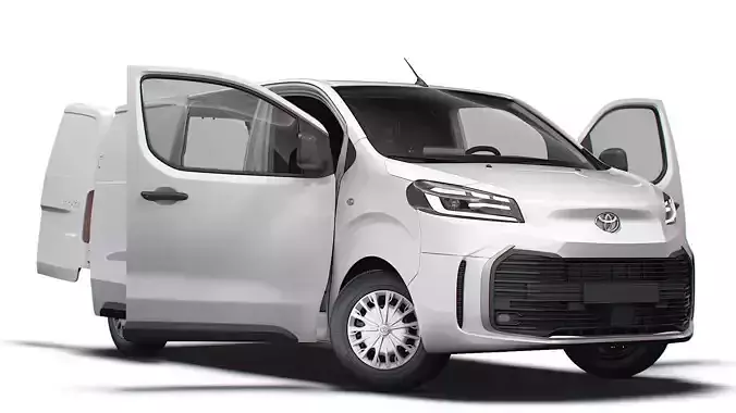 Toyota ProACE Electric L2 HQ Interior 2024 3D model