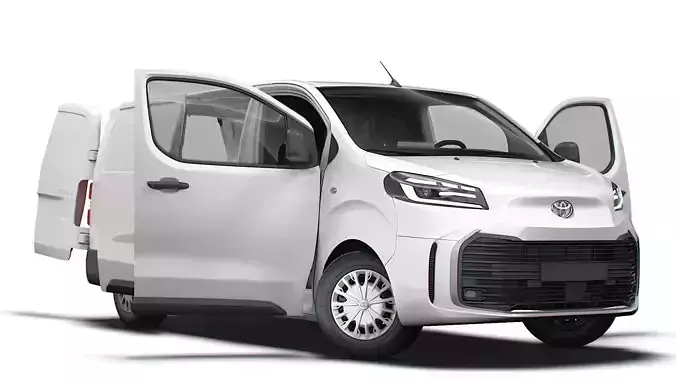 Toyota ProACE Electric L3 HQ Interior 2024 3D model