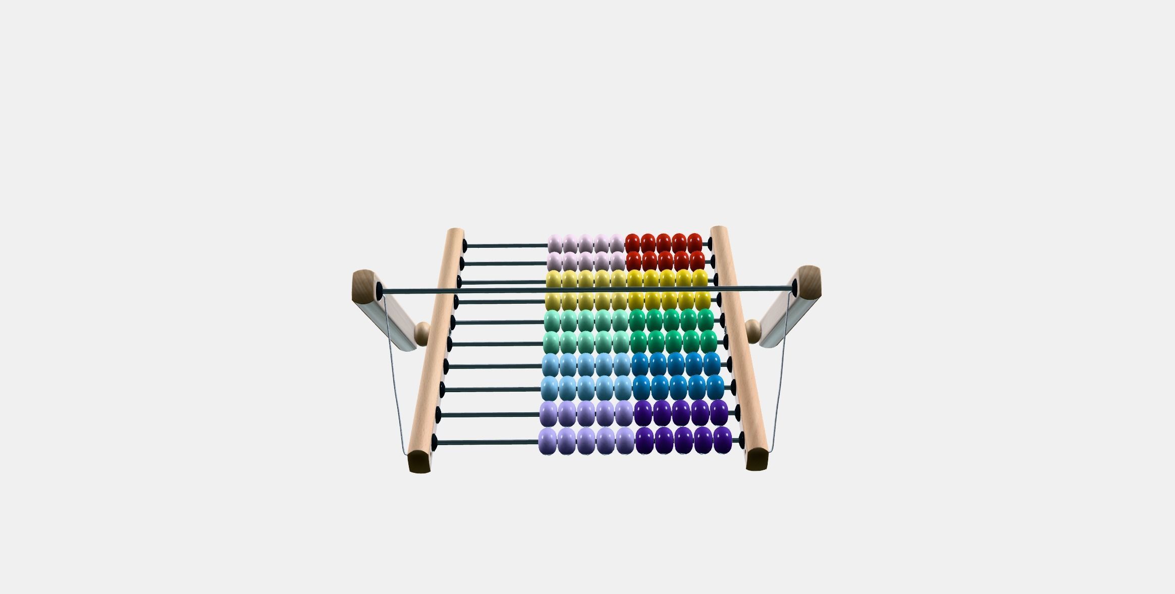 UNDERHALLA Abacus Low-poly 3D model_8