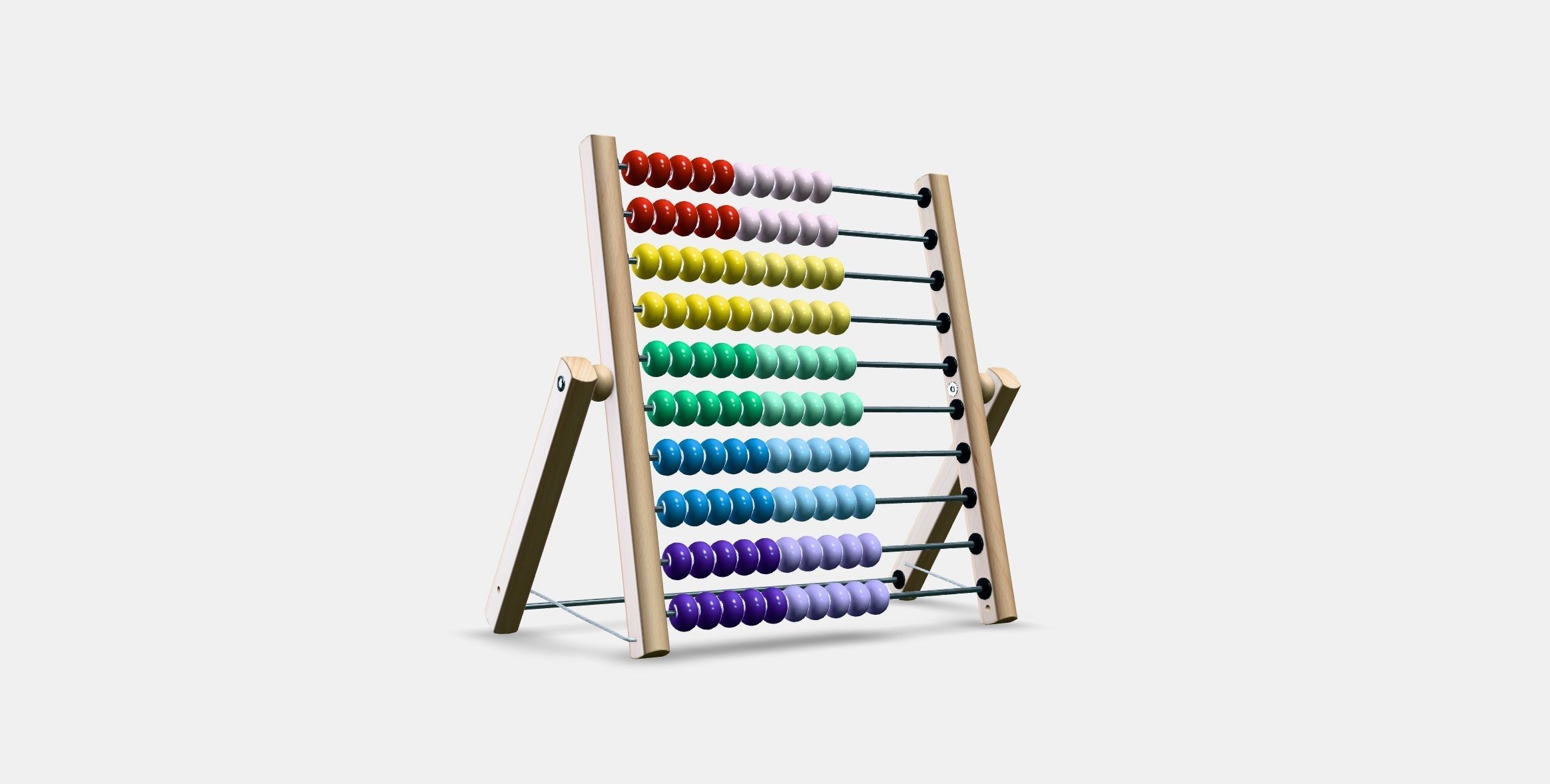 UNDERHALLA Abacus Low-poly 3D model_2