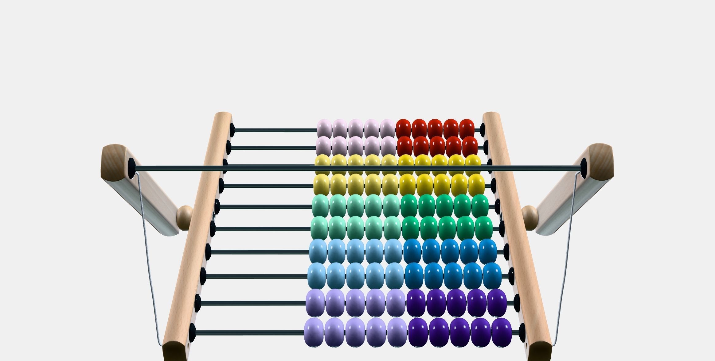 UNDERHALLA Abacus Low-poly 3D model_7