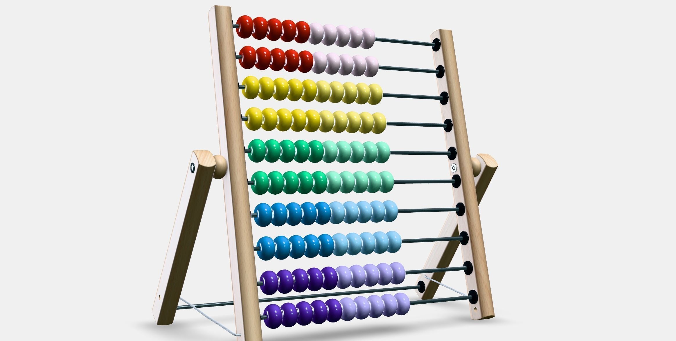 UNDERHALLA Abacus Low-poly 3D model_10