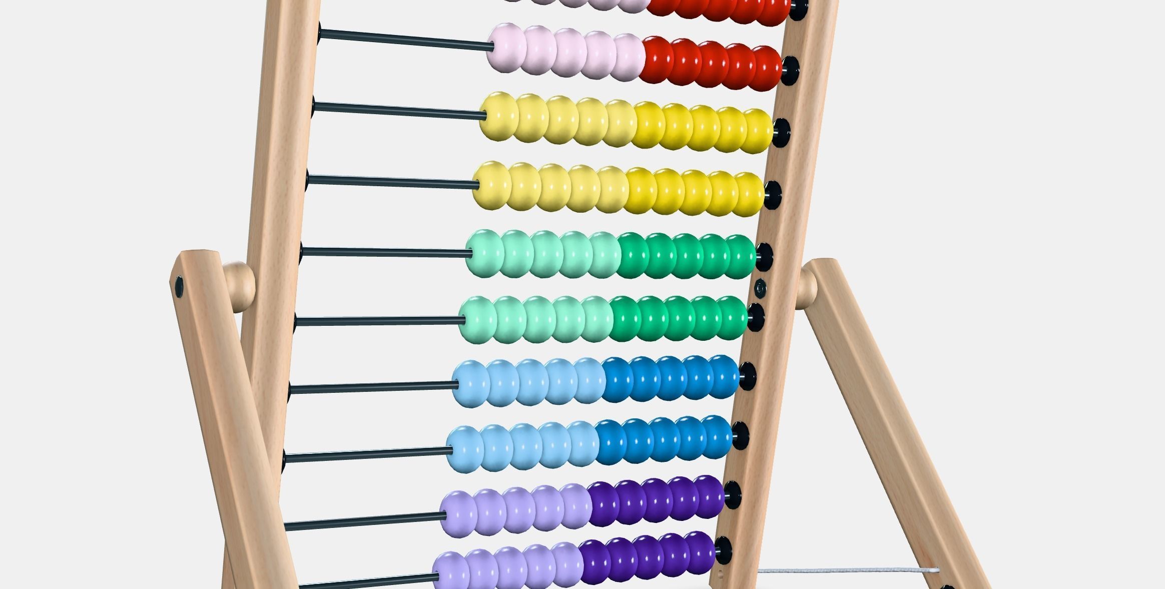 UNDERHALLA Abacus Low-poly 3D model_6