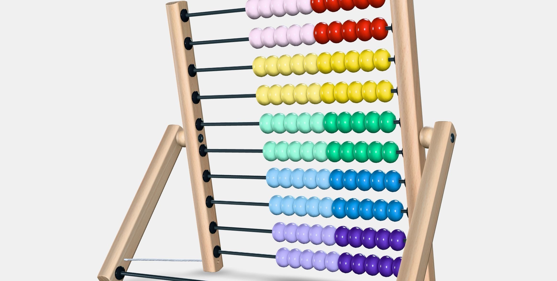 UNDERHALLA Abacus Low-poly 3D model_5