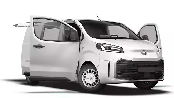 Toyota ProACE Electric Tailgate L2 HQ Interior 2024 3D model