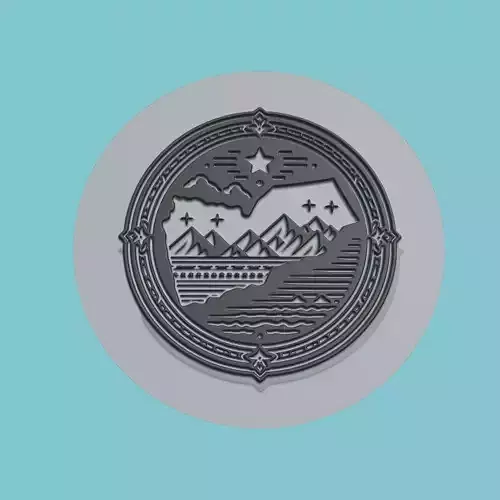 Yemen Map Medallion Wall Art Printer