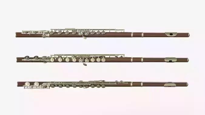 Flute Wood Silver