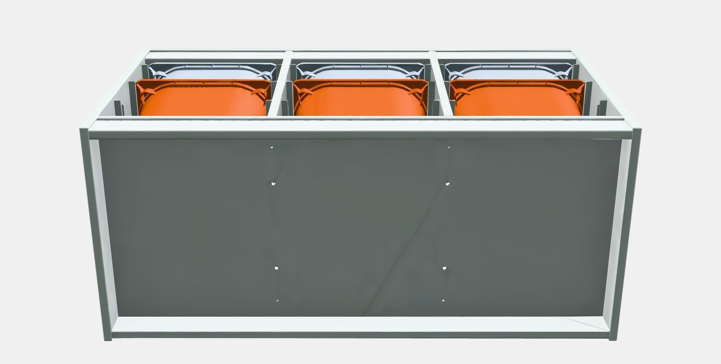 TROFAST Storage combination with boxes 8 Low-poly 3D model_8