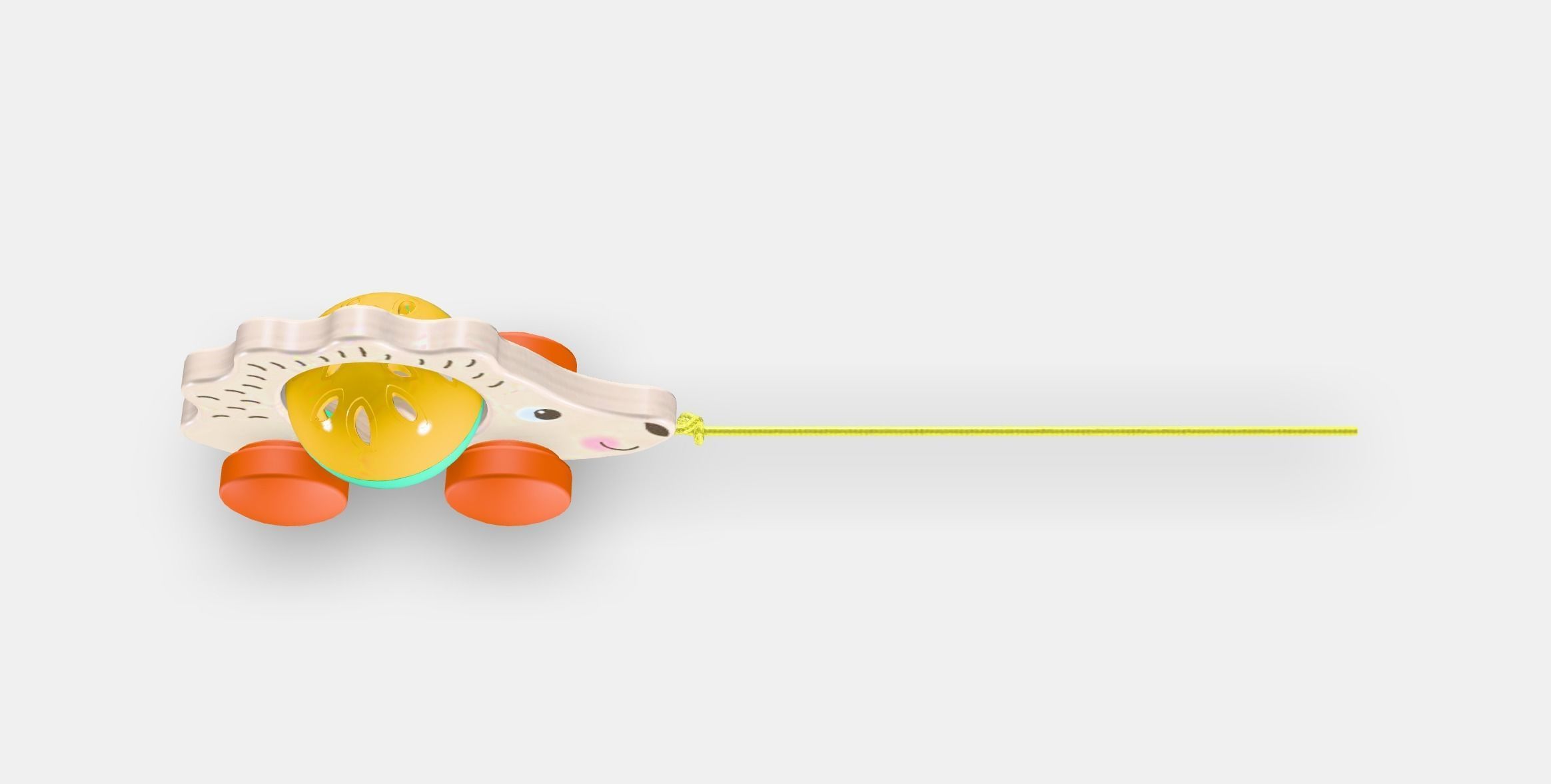 UPPSTA Pull toy Low-poly 3D model_4