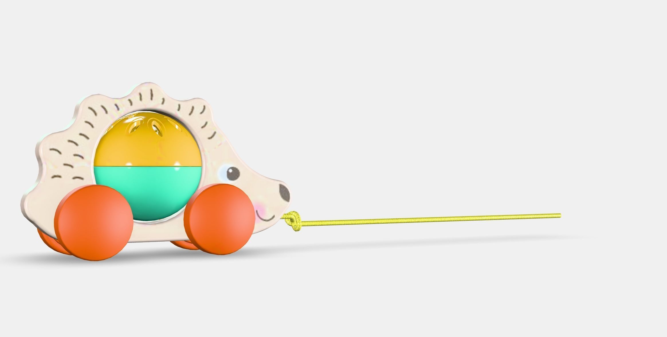 UPPSTA Pull toy Low-poly 3D model_2