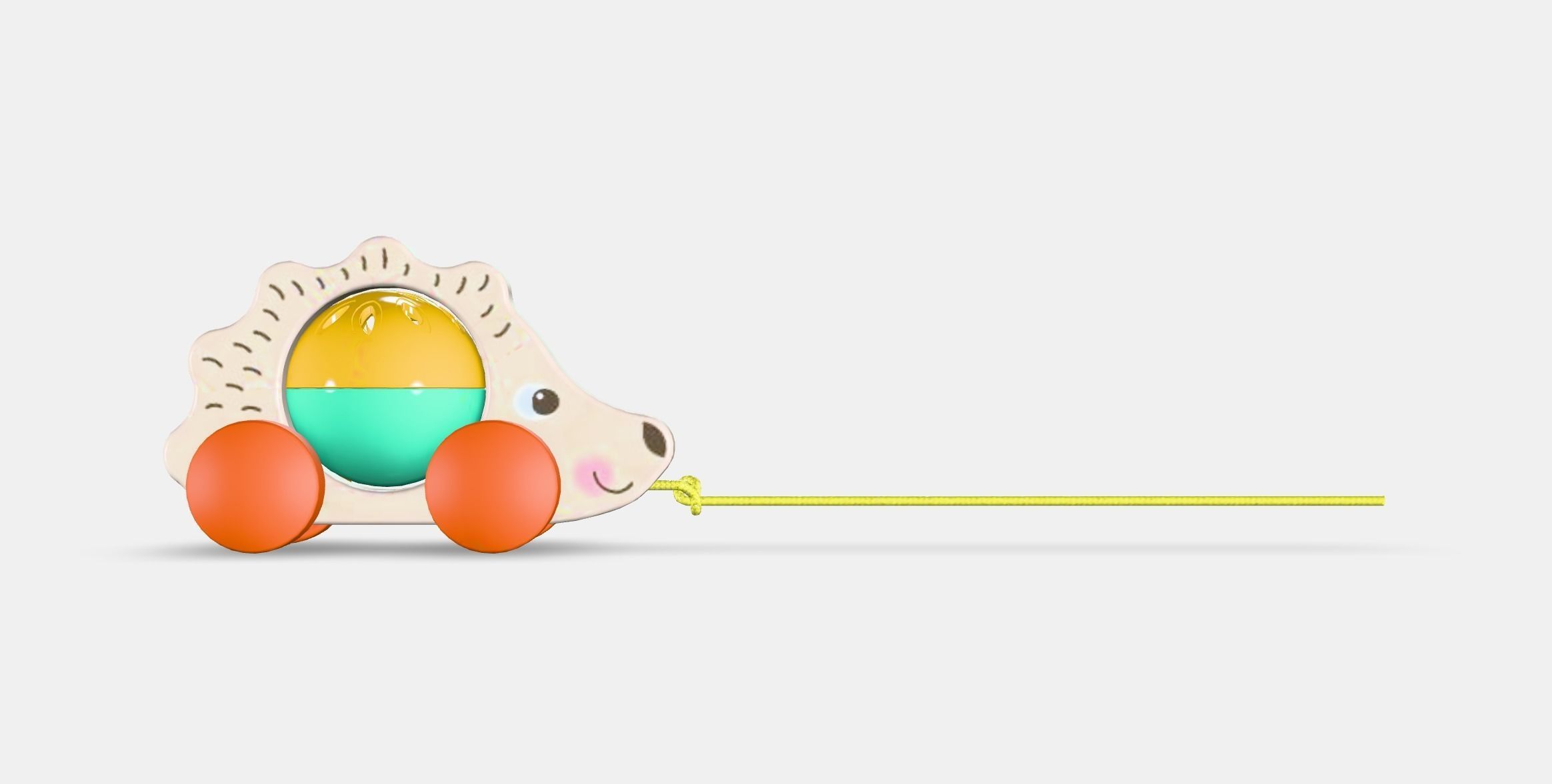 UPPSTA Pull toy Low-poly 3D model_15