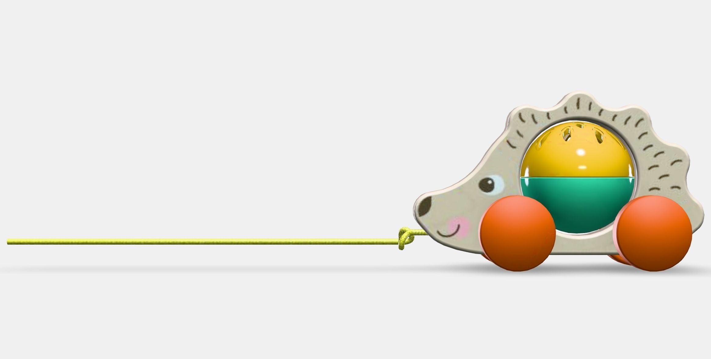 UPPSTA Pull toy Low-poly 3D model_11