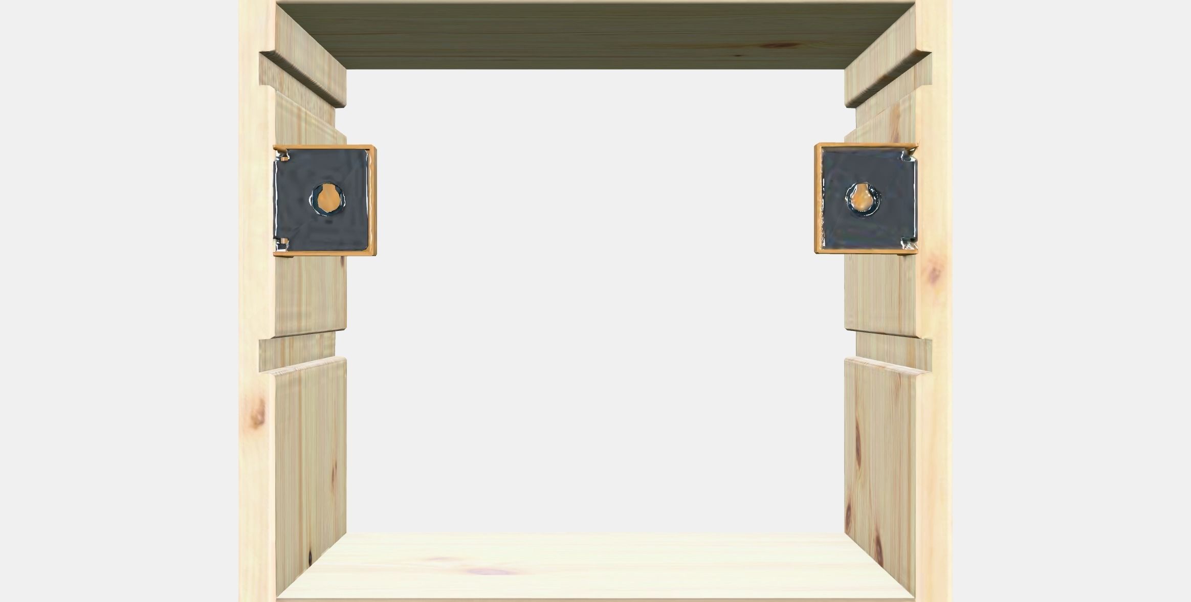 TROFAST Wall storage 2 Low-poly 3D model_14