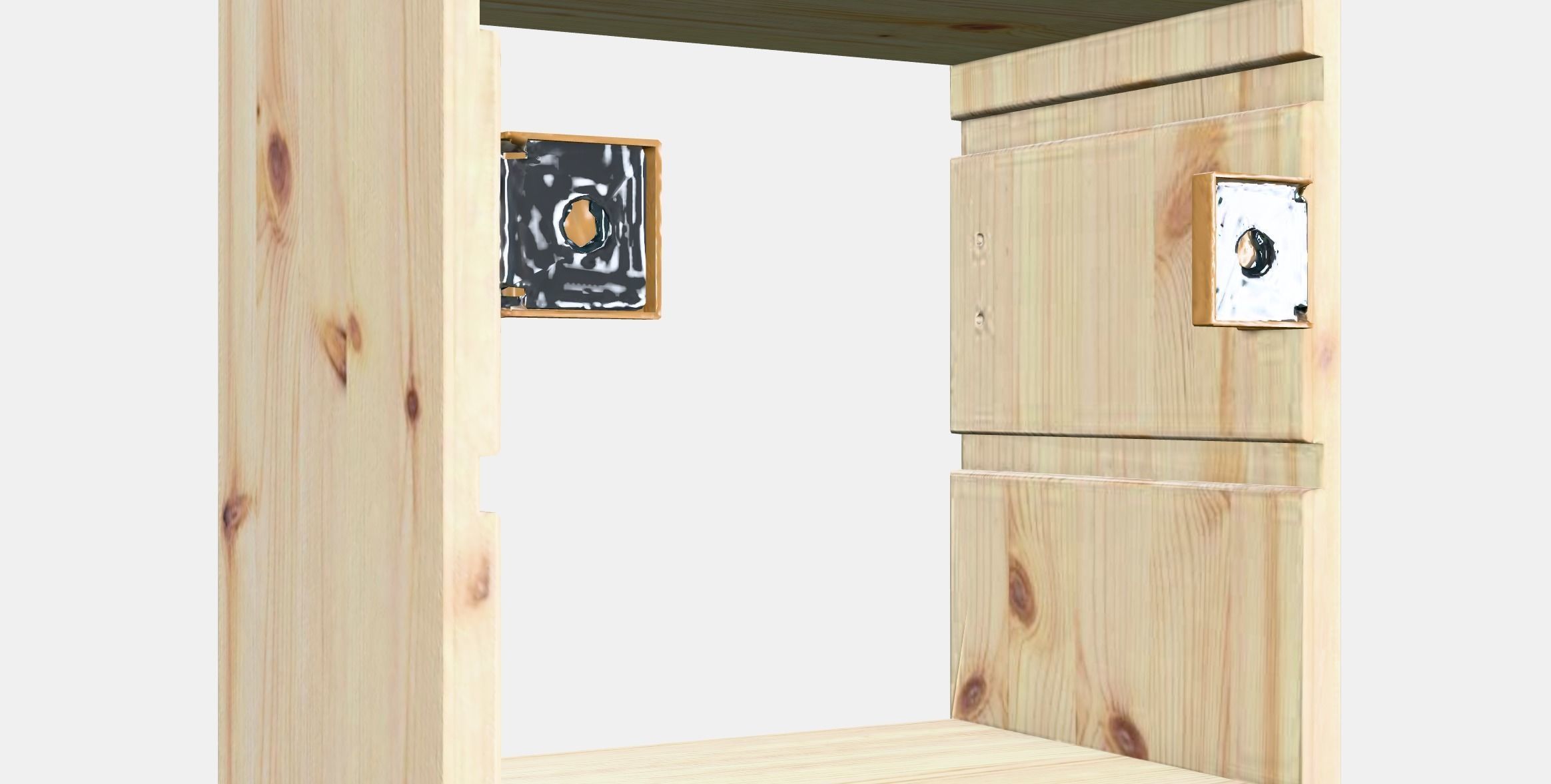 TROFAST Wall storage 2 Low-poly 3D model_2