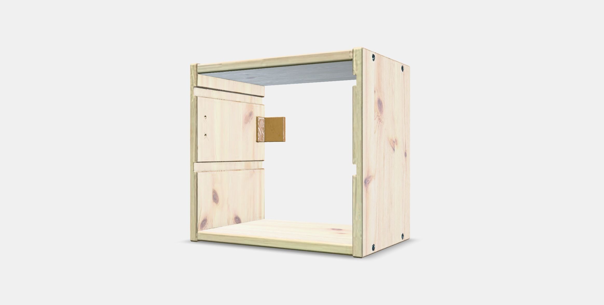 TROFAST Wall storage 2 Low-poly 3D model_11