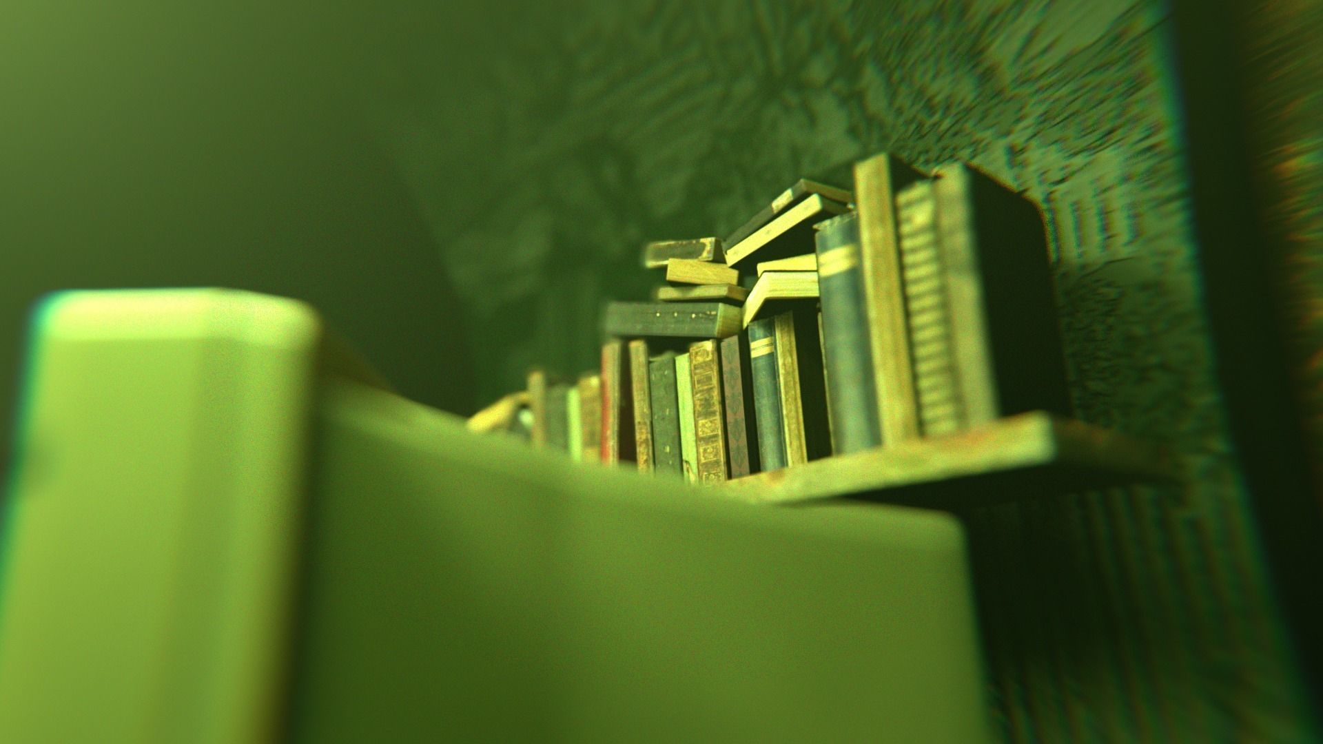 Cyber shop Low-poly 3D model_5