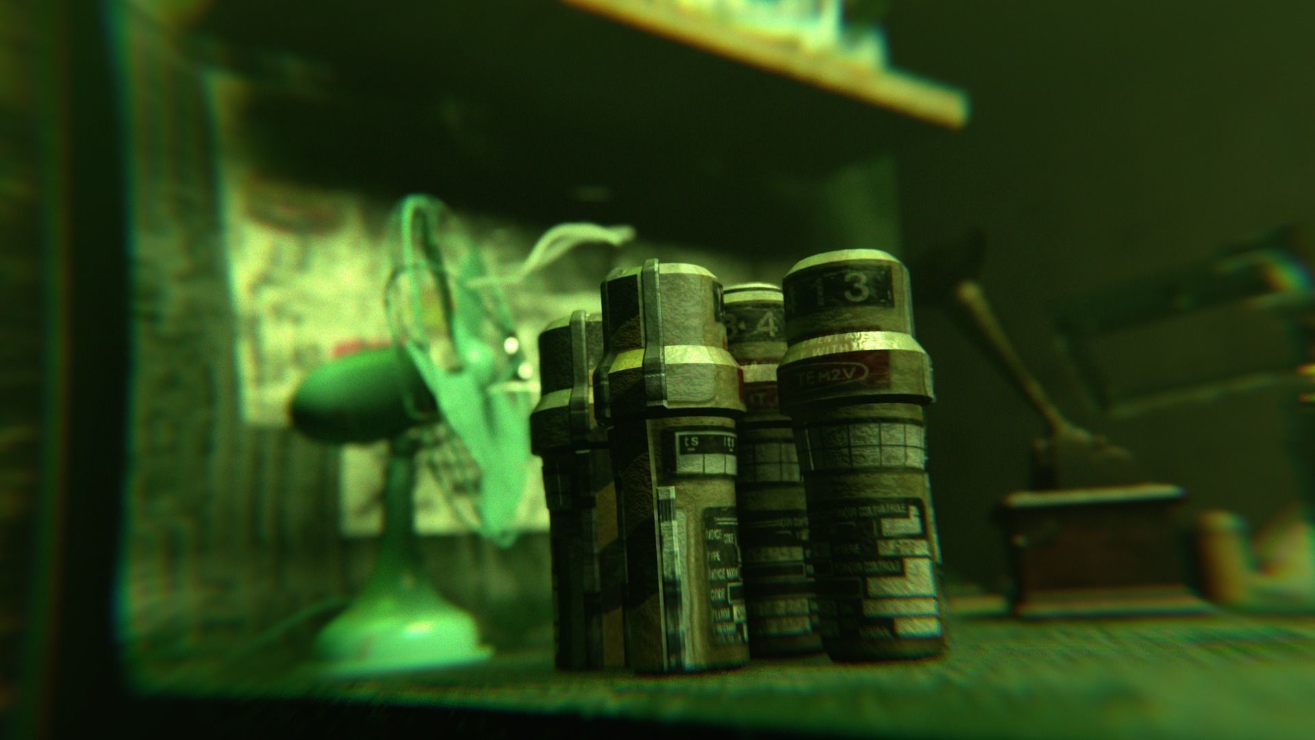 Cyber shop Low-poly 3D model_2