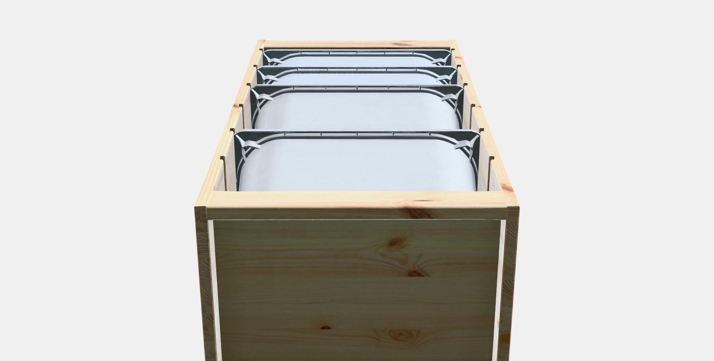 TROFAST Storage combination with boxes 11 Low-poly 3D model_7