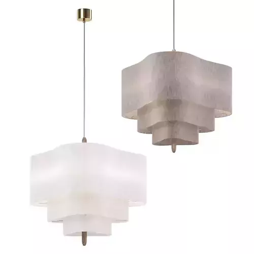 HANGING LAMP PEBBLE M ECRU