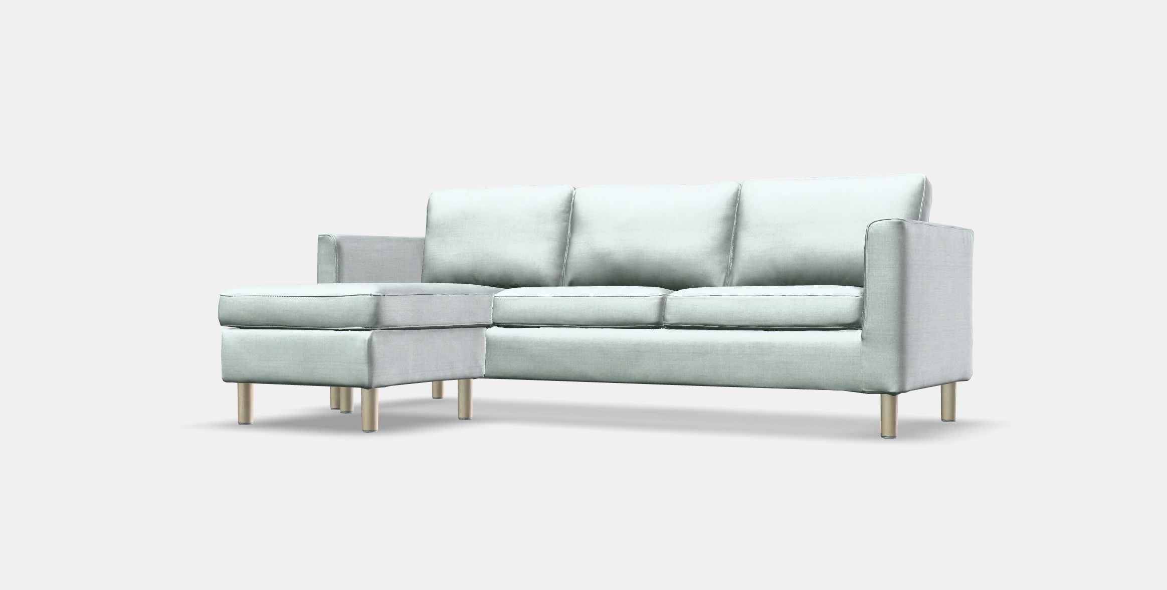 PARUP 3-seat sofa with chaise longue Low-poly 3D model_12