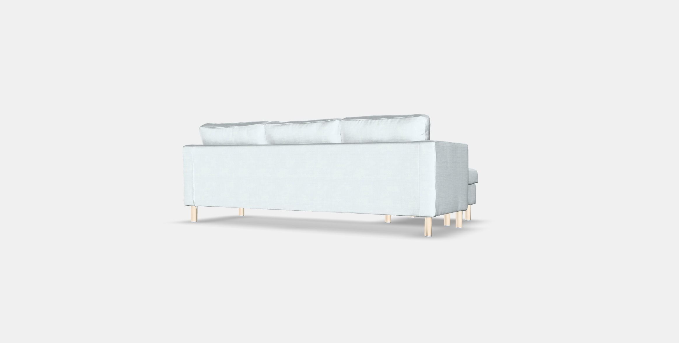 PARUP 3-seat sofa with chaise longue Low-poly 3D model_5