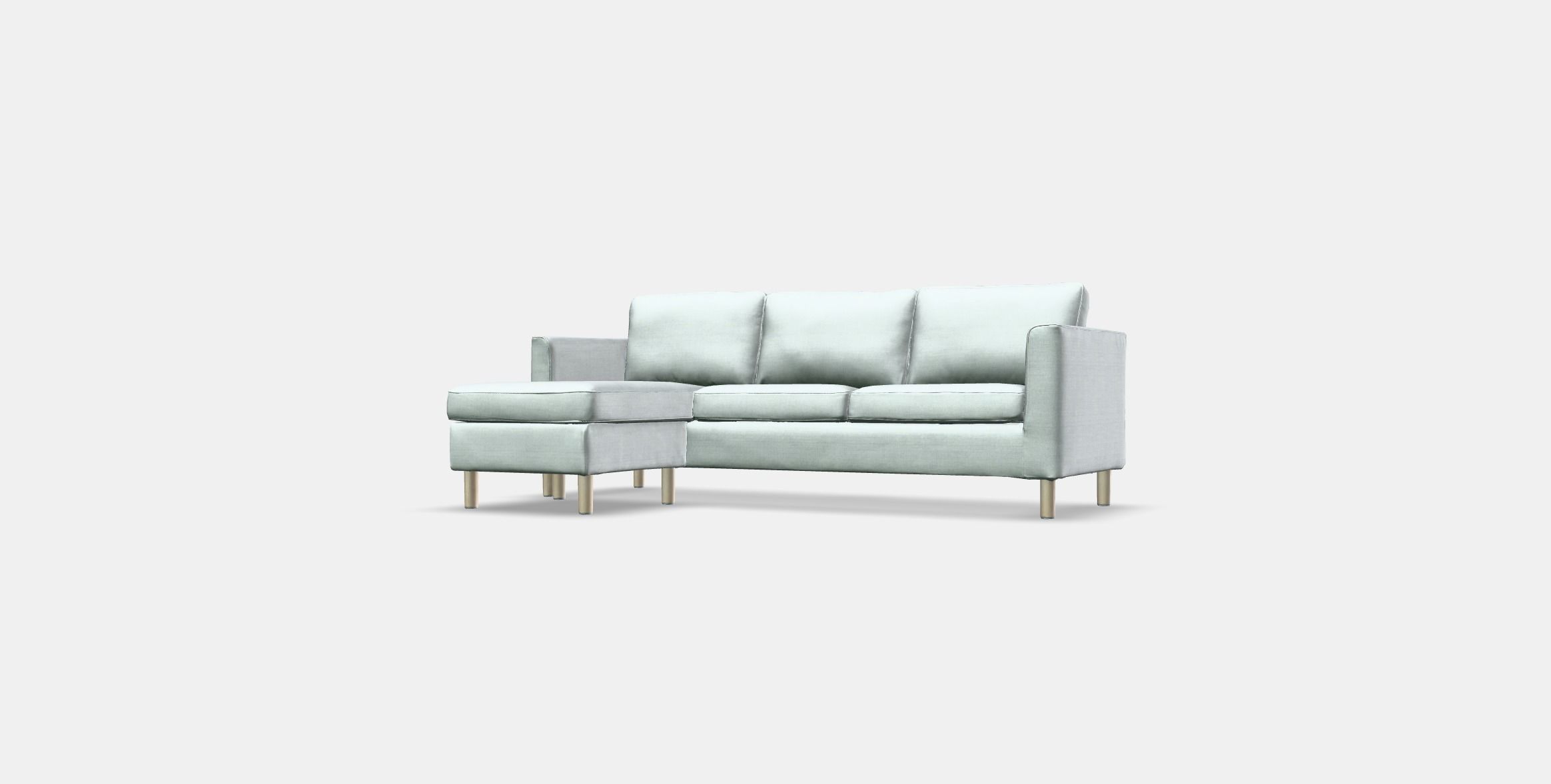 PARUP 3-seat sofa with chaise longue Low-poly 3D model_11