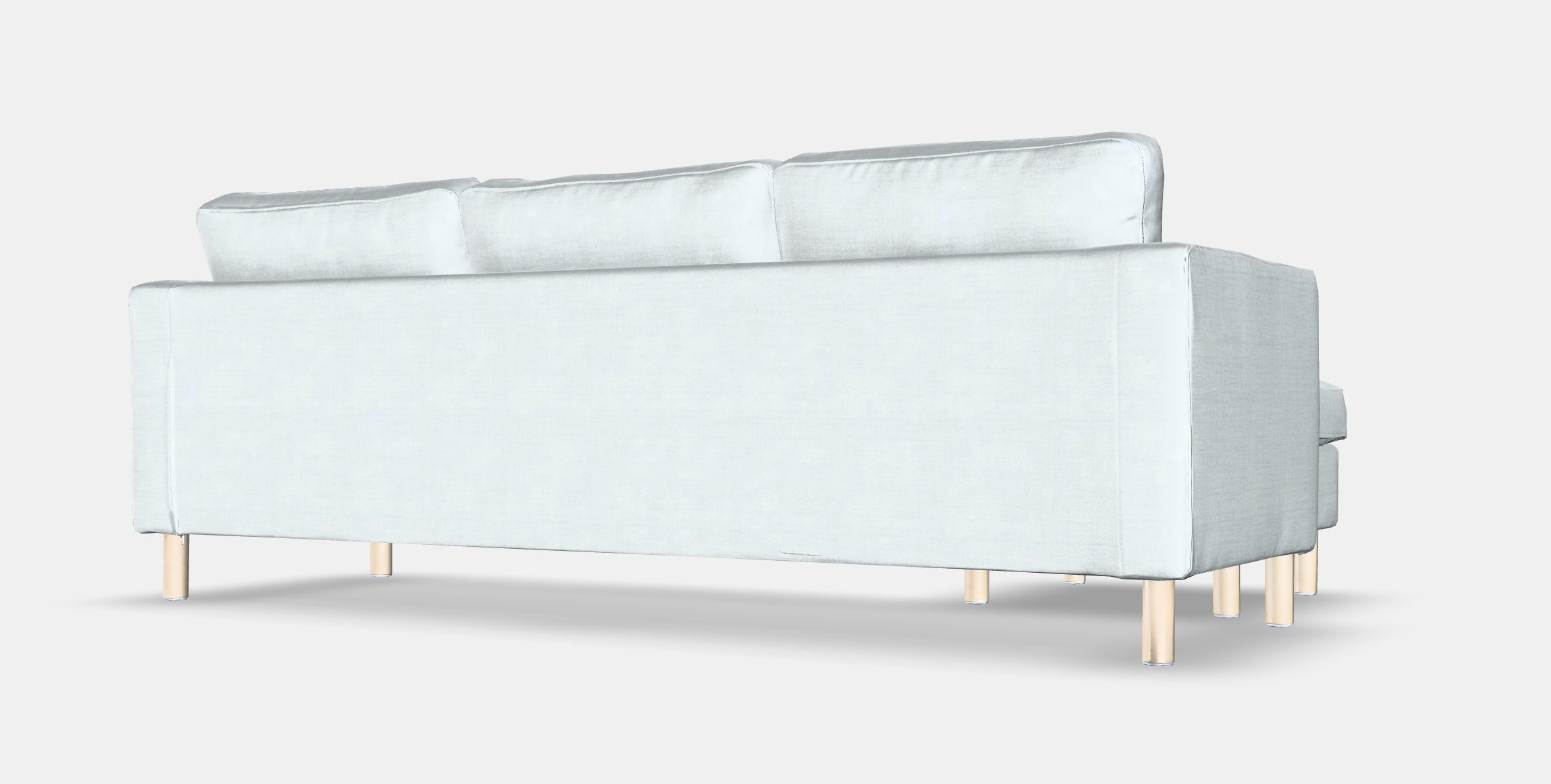 PARUP 3-seat sofa with chaise longue Low-poly 3D model_4