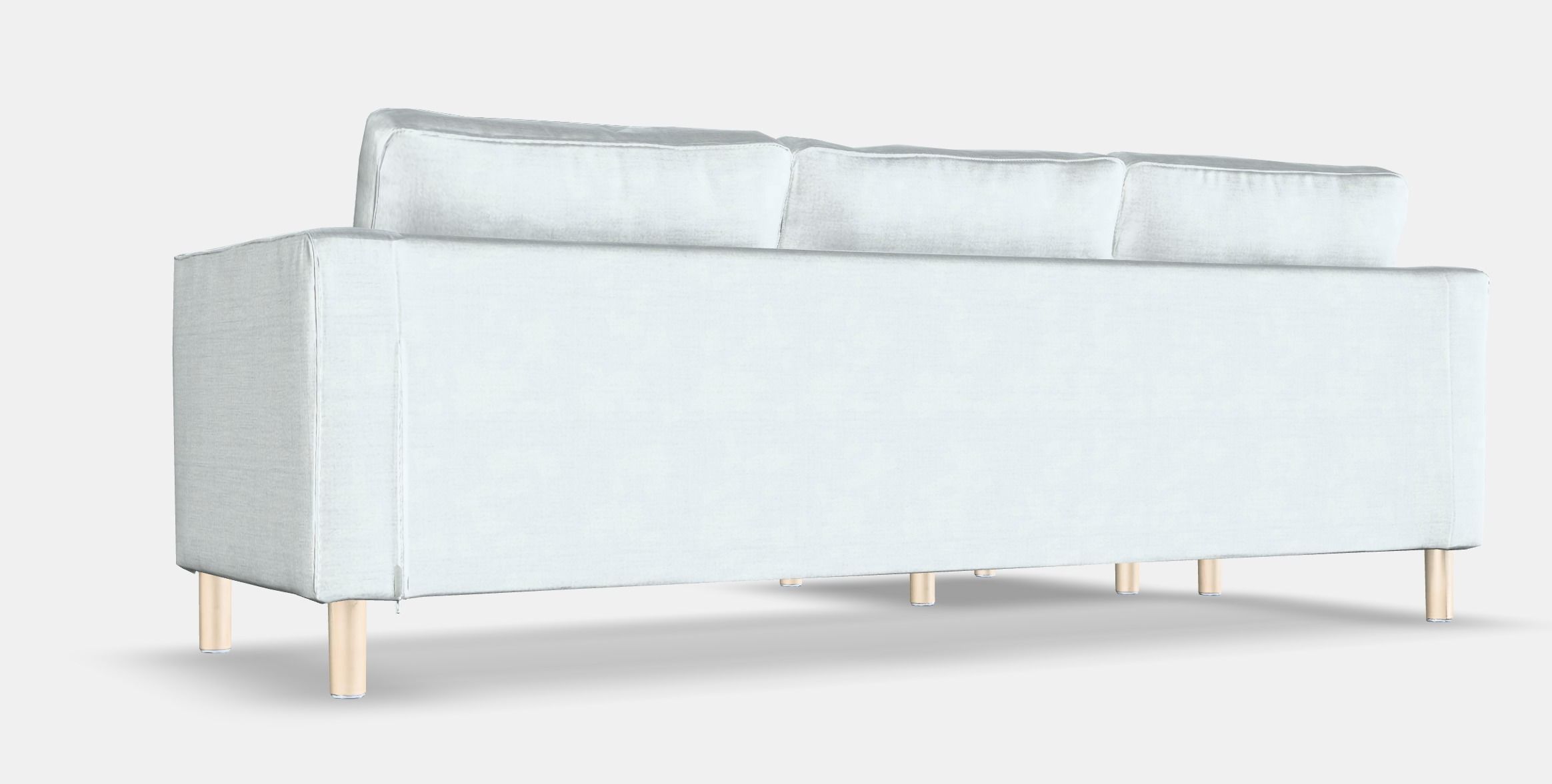 PARUP 3-seat sofa with chaise longue Low-poly 3D model_8