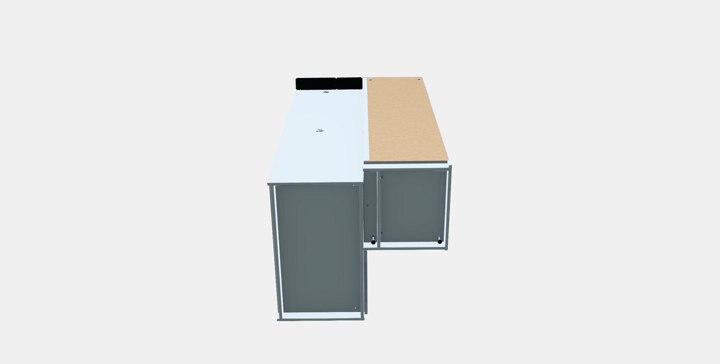 PAX - GRIMO Corner wardrobe 1 Low-poly 3D model_7