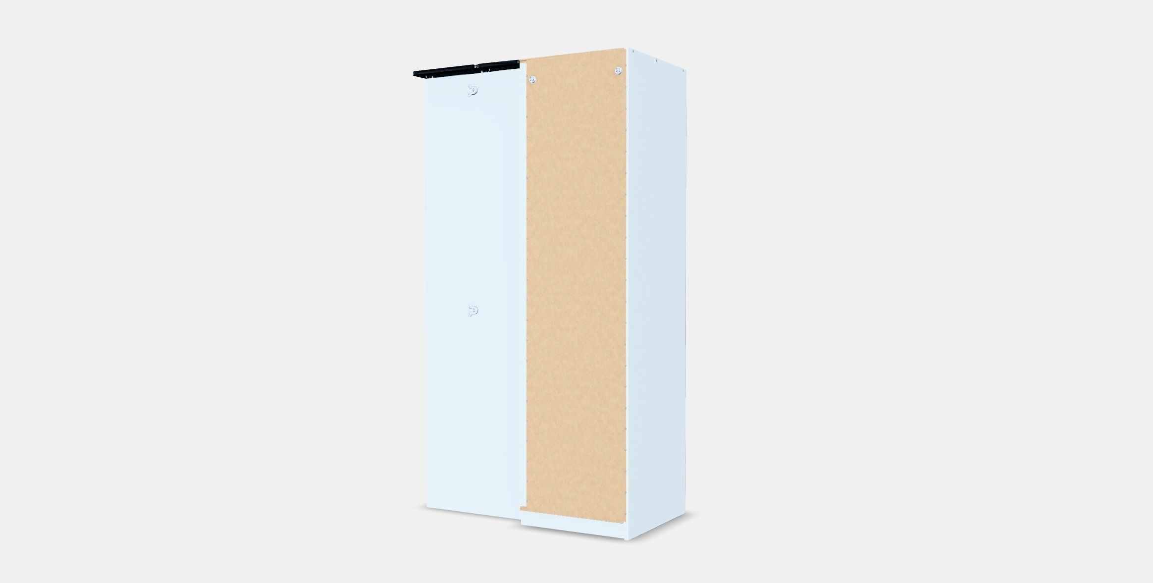 PAX - GRIMO Corner wardrobe 1 Low-poly 3D model_5