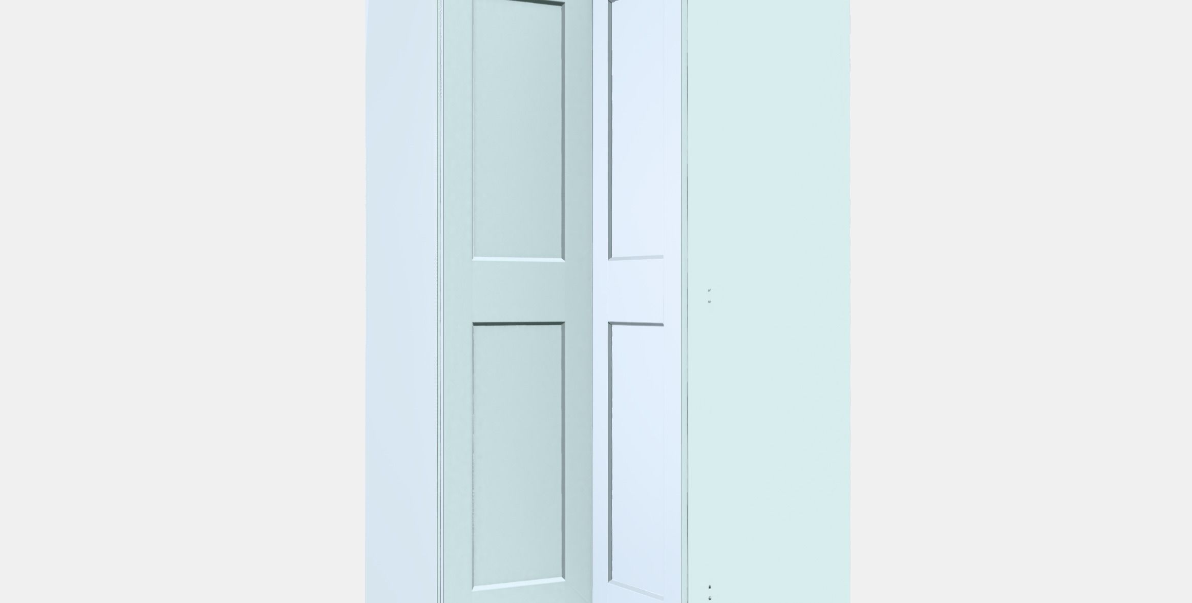 PAX - GRIMO Corner wardrobe 1 Low-poly 3D model_9