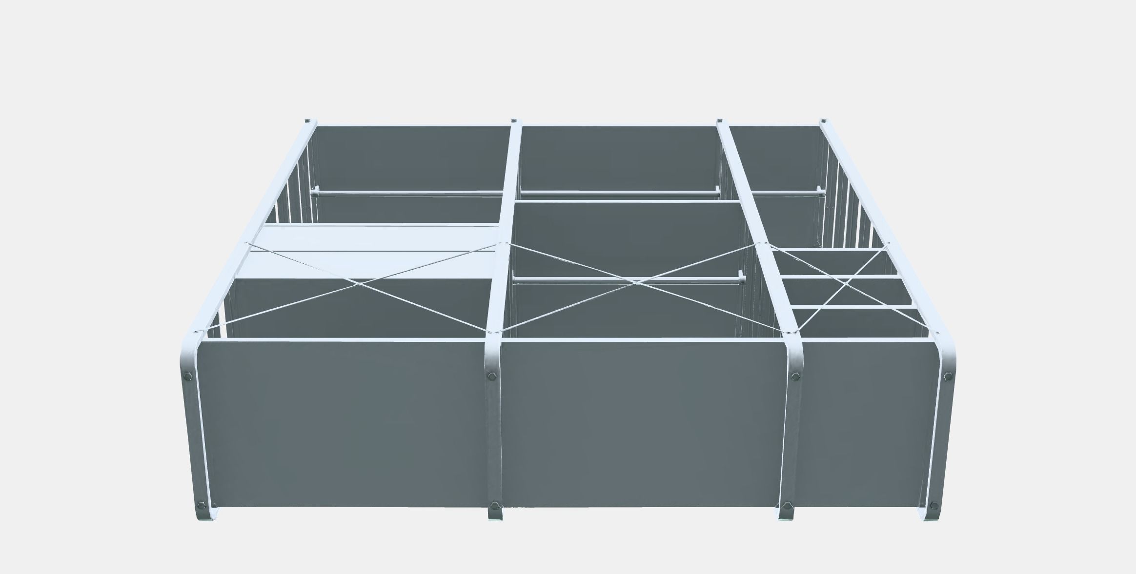 ELVARLI Wardrobe combination 5 Low-poly 3D model_8