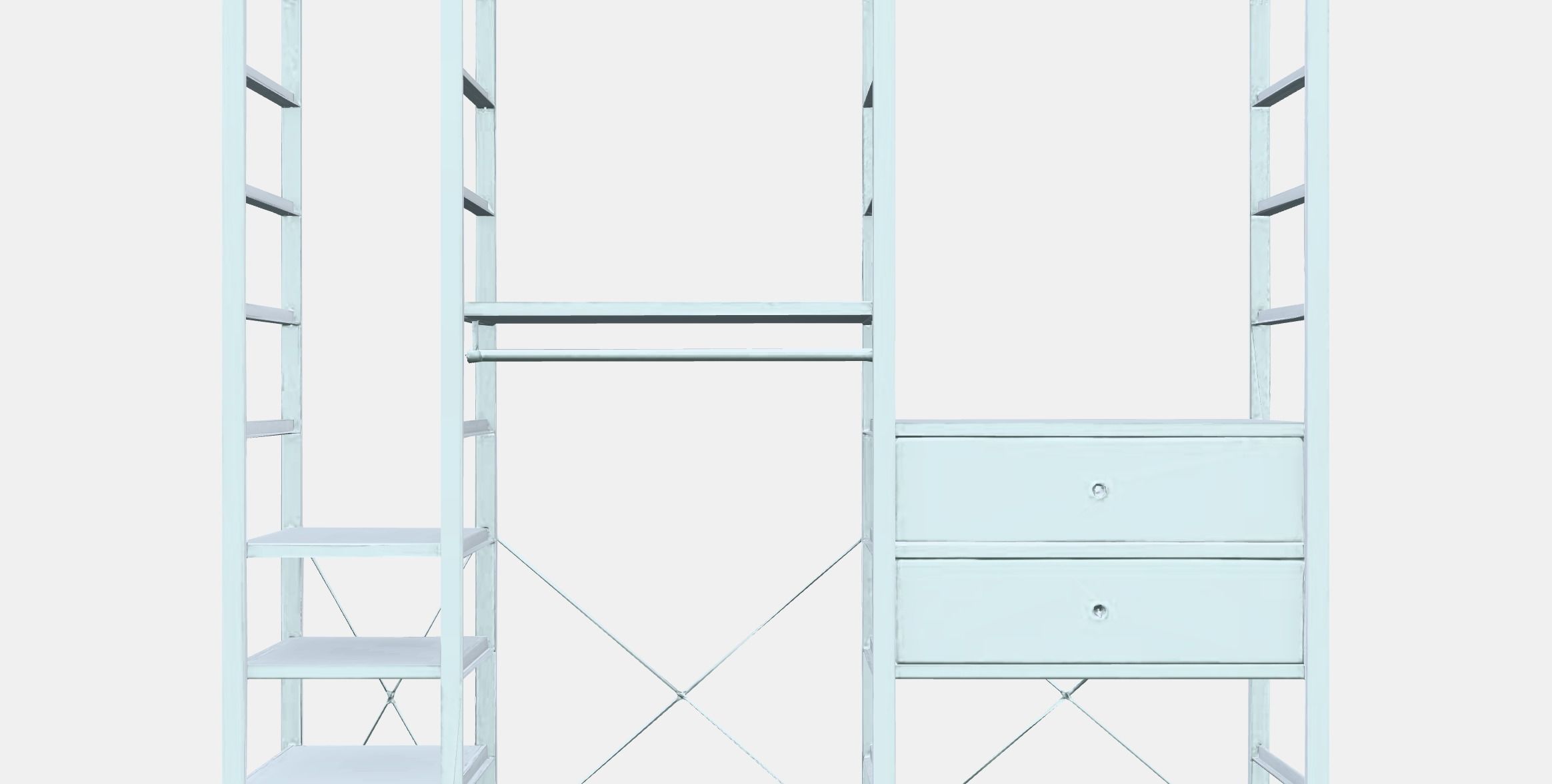 ELVARLI Wardrobe combination 5 Low-poly 3D model_12