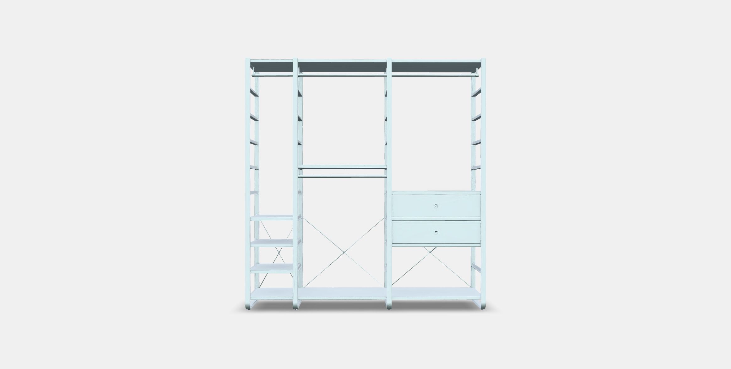 ELVARLI Wardrobe combination 5 Low-poly 3D model_10