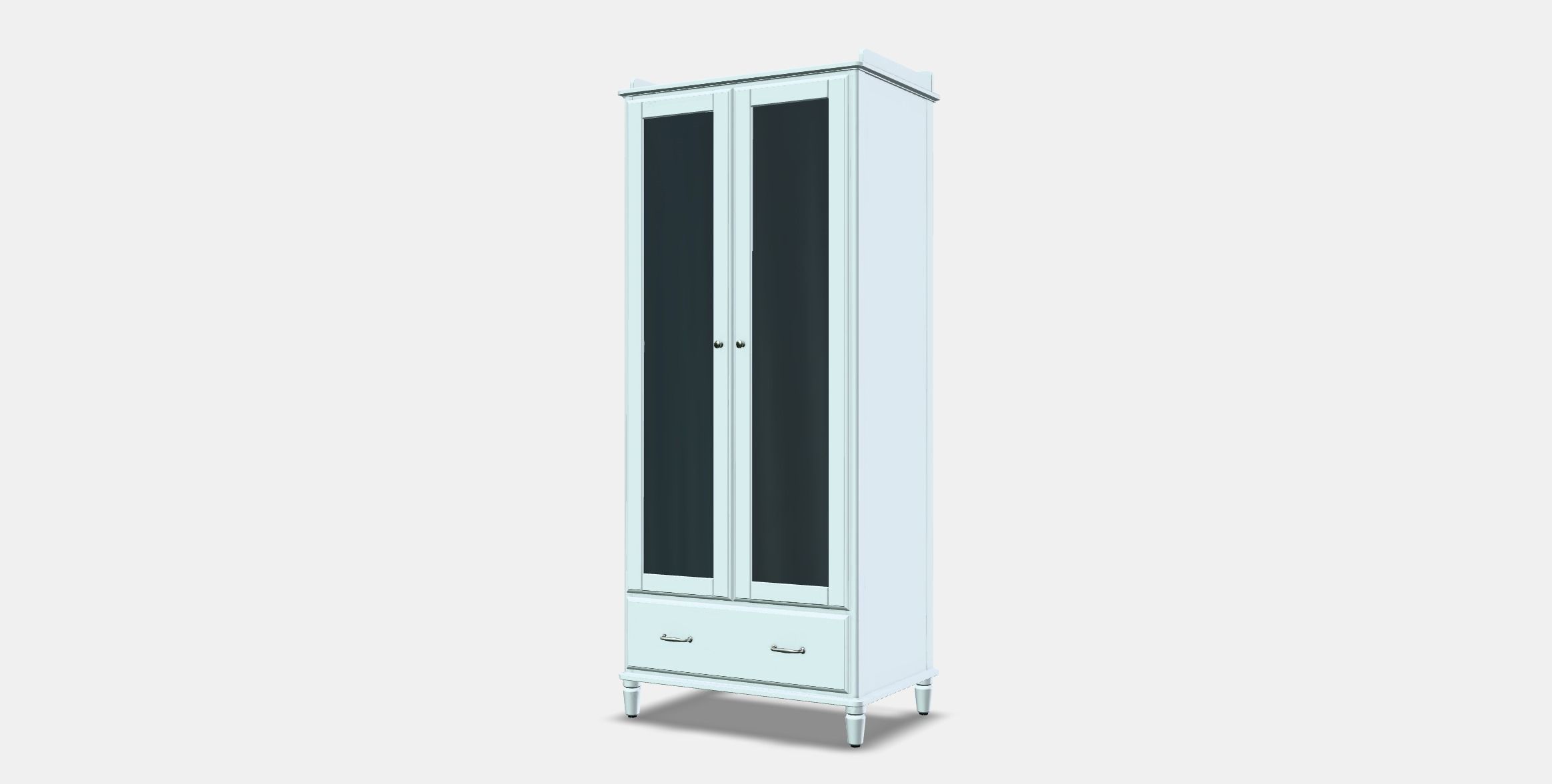 TYSSEDAL Wardrobe 1 Low-poly 3D model_12